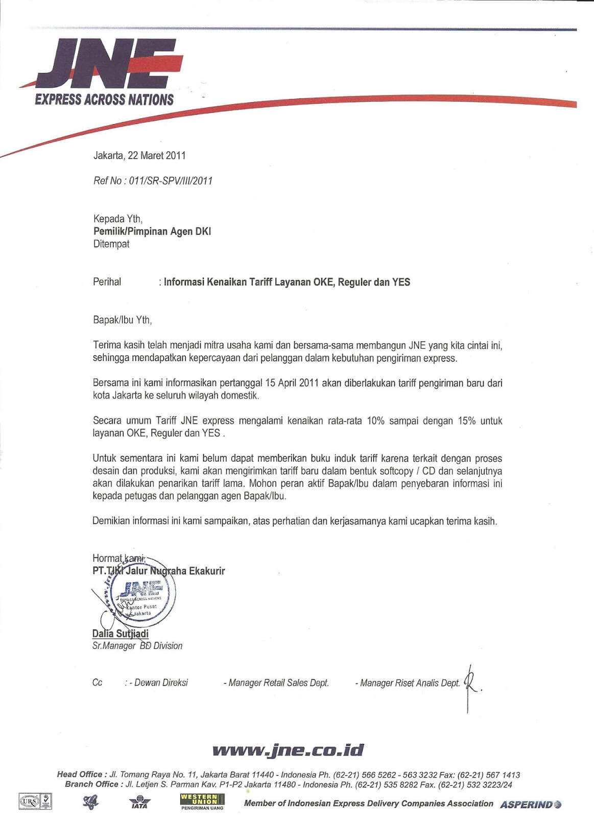 Contoh Surat Balasan Penelitian