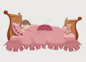Gambar Kartun Wanita Tidur