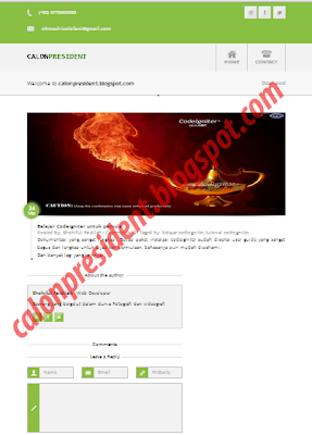 contoh website codeigniter