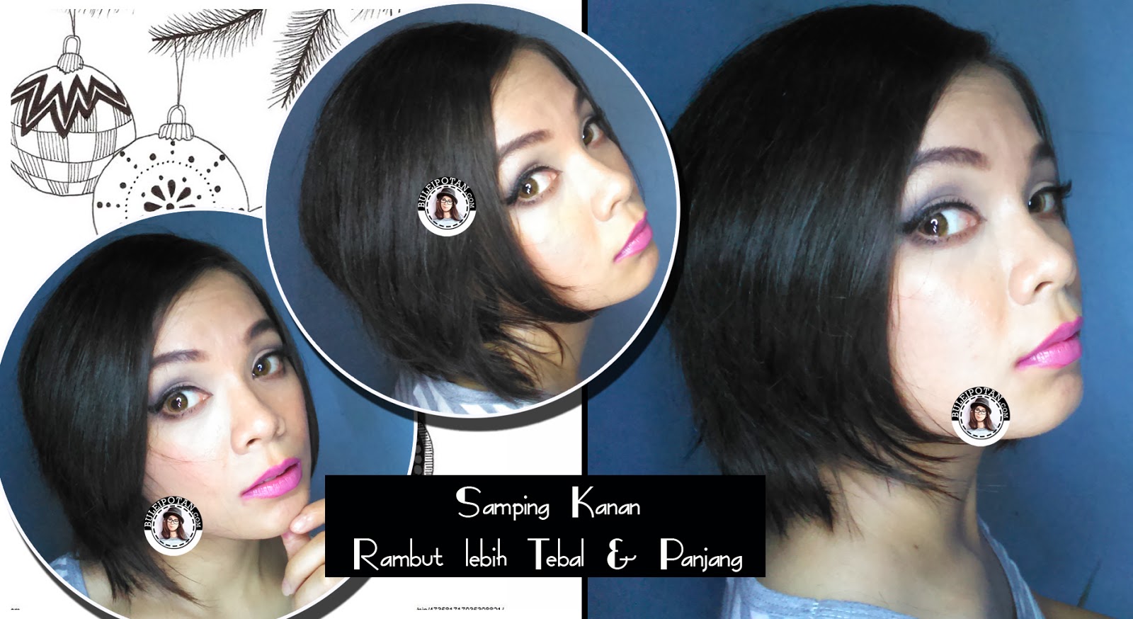 Lifestyle Potongan Untuk Rambut TIPIS Dan Style Makeup Baru