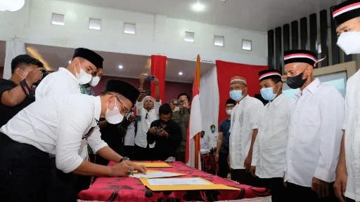 Ratusan ex NII di Dharmasraya cabut Bai'at, Ucap Sumpah Setia kepada NKRI