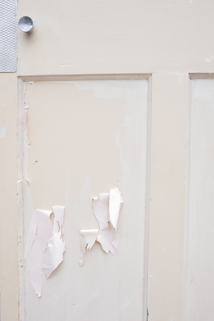 removing paint off doors