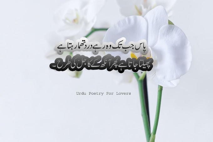PAS JAB TAK WO RAHAY DARD/Urdu poetry for lovers