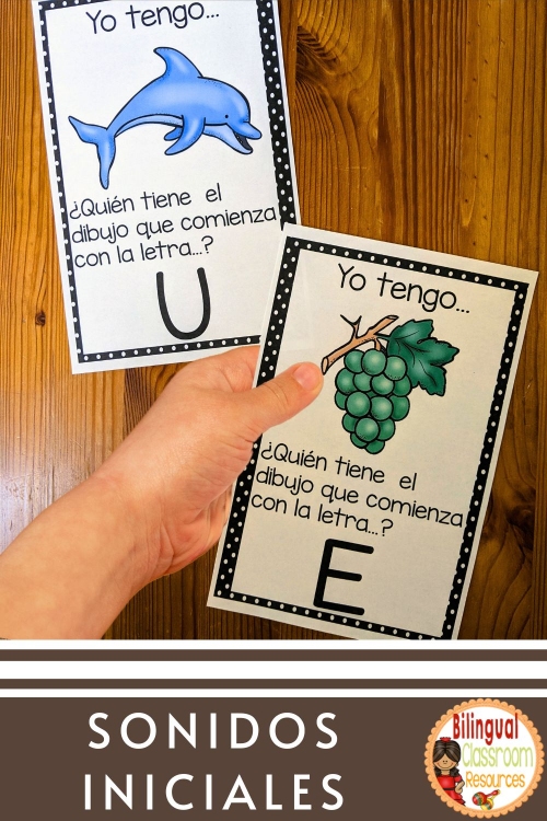 Engaging hands-on activities for learning sonidos iniciales