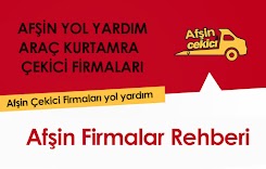 Afşin çekici Oto kurtarma yol yardım firmaları