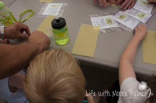 beeswax candle making