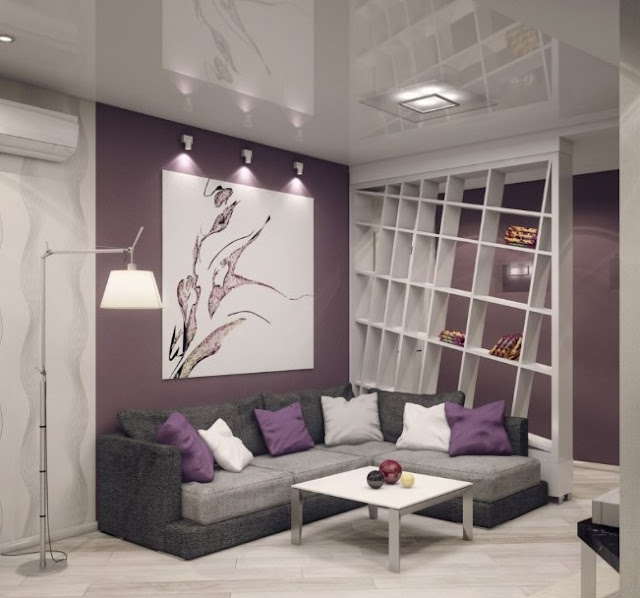 purple and gray living room ideas