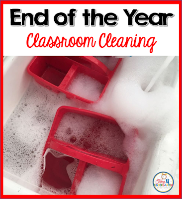 end of year classroom cleaning, the best tools to get the job done