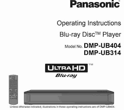 Download Panasonic DMP-UB404 Manual PDF