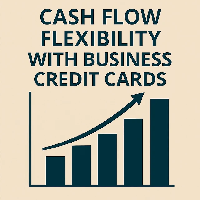 how business credit cards provide a cash flow buffer compared to debit cards, showing delayed payment timelines.