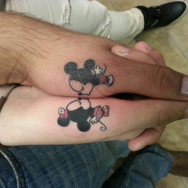 Small Tattoo Design Ideas for Couples Photos