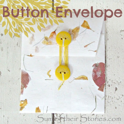 button fastened envelope