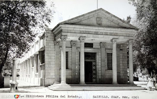 Archival Photograph of La Biblioteca Publica del Estado (Saltillo, Coahuila, Mexico)