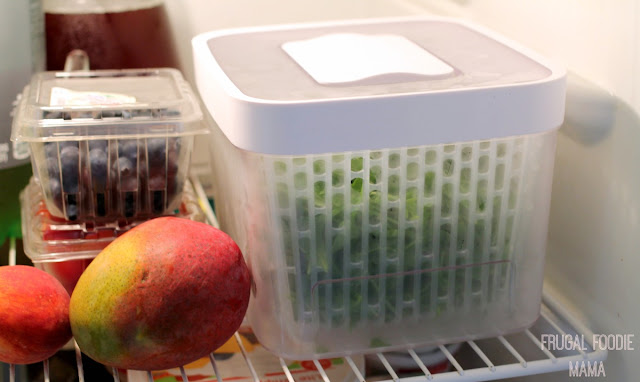 Keep your fresh produce fresher longer with an OXO GreenSaver Produce Keeper. #OXOFarmTour