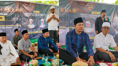 Bupati Lombok Barat Hadiri Perayaan Tahun Baru Hijriah 2022 Di Ponpes Aswaja NW Sekotong.