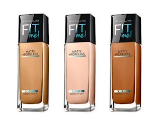 harga maybelline fit me foundation, bedak dan concealer lengkap beserta gambar dan kegunaannya