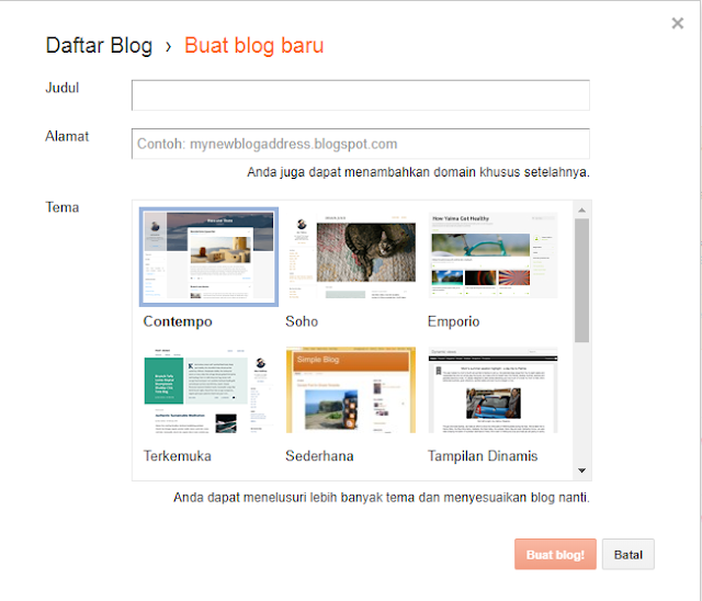 membuat Judul blog harus unik