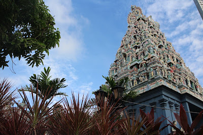 A Hindu temple in Little India
