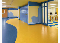 Linoleum floor is a type of eco friendly flooring