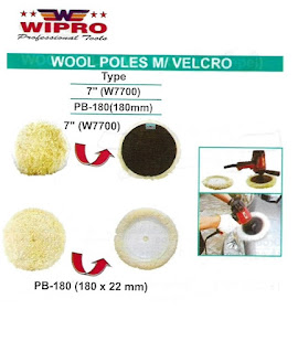 Backing Pad, Wool Poles, Foam Polishing dan Rubber Pad