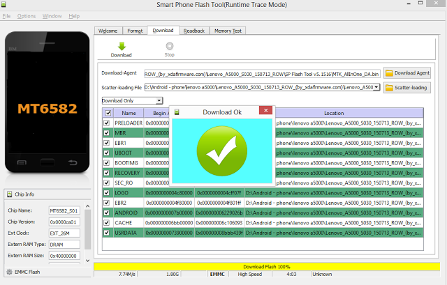 Remove Pattern Lock Oppo F1s, F1 Plus