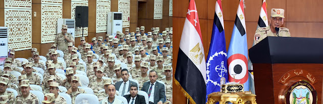 وزير الدفاع يلتقى عددا من مقاتلى المنطقة الغربية العسكرية