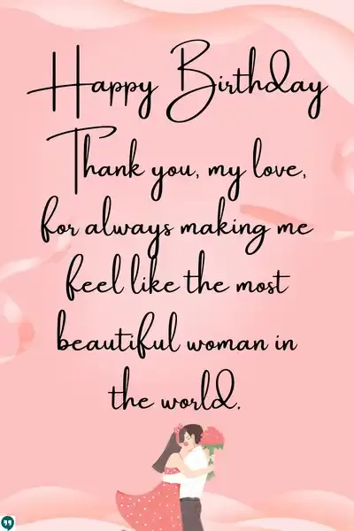 happy birthday thank you my love wishes images