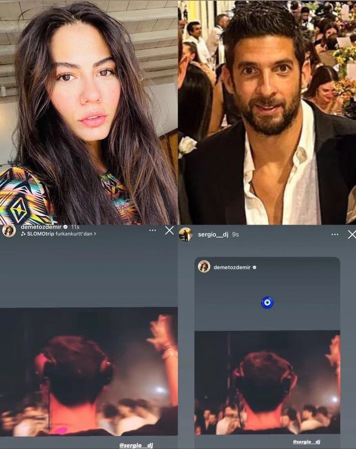 After the breakup, Demet Özdemir spent some time vacationing in Greece, where according to rumors, she fell for Greek DJ Sergio.