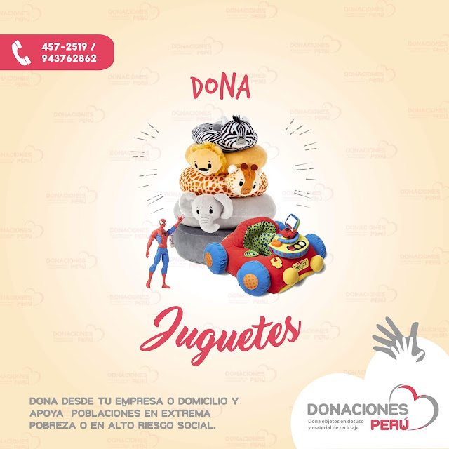 Dona juguetes - Recicla juguetes - Donalo - Dona Perú