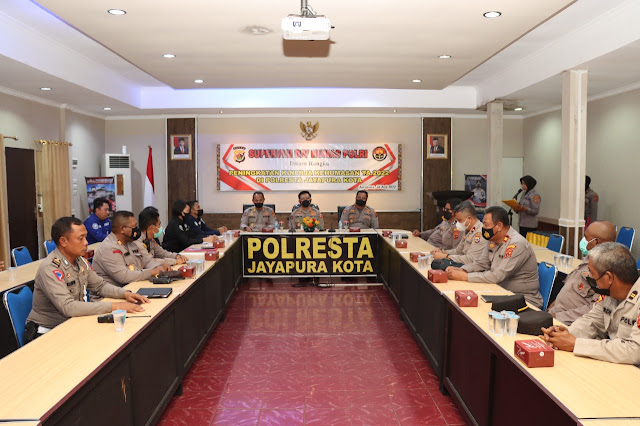 Tim Supervisi Div Humas Polri Kunjungi Polresta Jayapura Kota Tingkatkan Kinerja Kehumasan