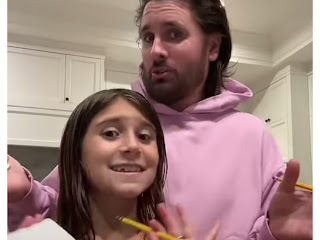 Penelope Disick shares interesting TikTok of father Scott attempting to assist with math schoolwork