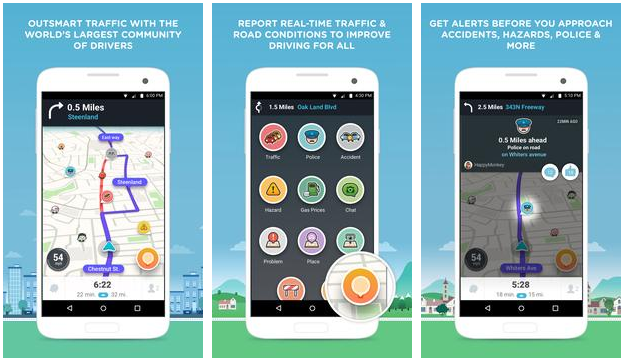  Aplikasi ini ialah aplikasi yang sanggup anda gunakan untuk menunjang aktifitas anda sehari Waze - GPS, Maps & Traffic APK Full Version Last Update | Gantengapk