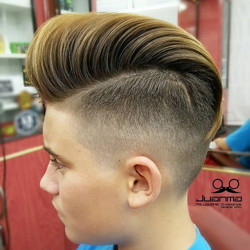 Modern Pompadour Hairstyles and Haircuts for Teenage Guys