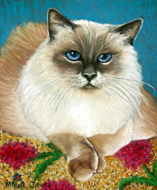 'Kitty Coiffure, Oh My Mushi' (Pastel) by Minaz Jantz