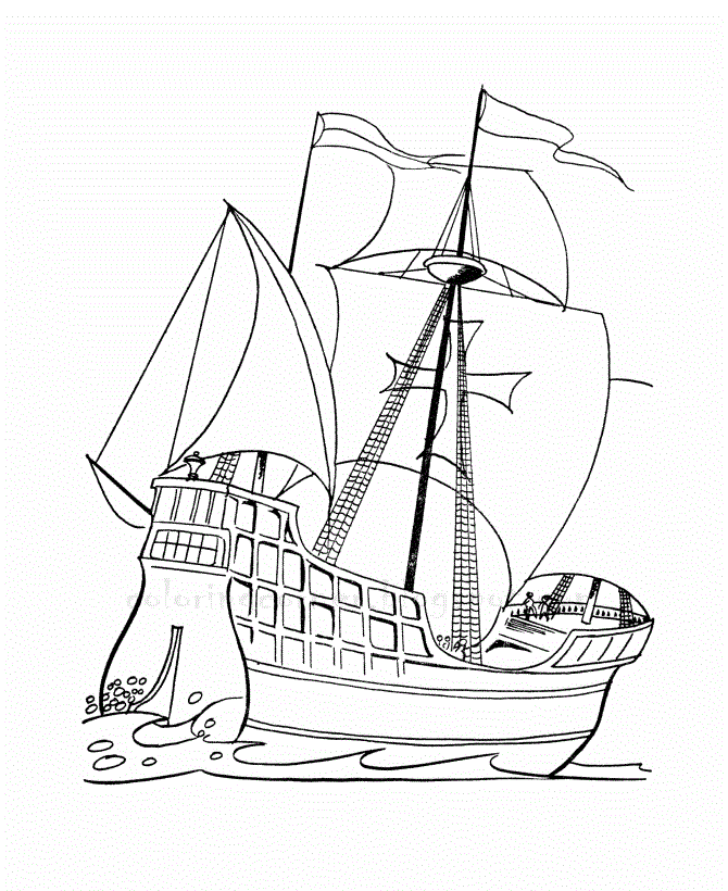 Coloring Pages Boat 8