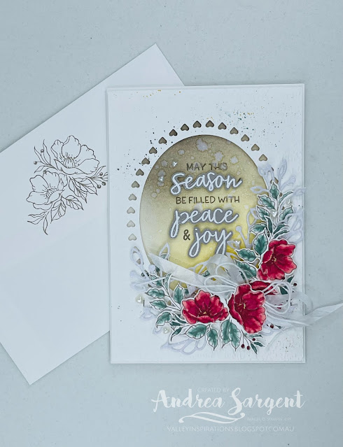 Send special Christmas greetings with a personally created card using the Fitting Florets suite by Stampin’ Up!.