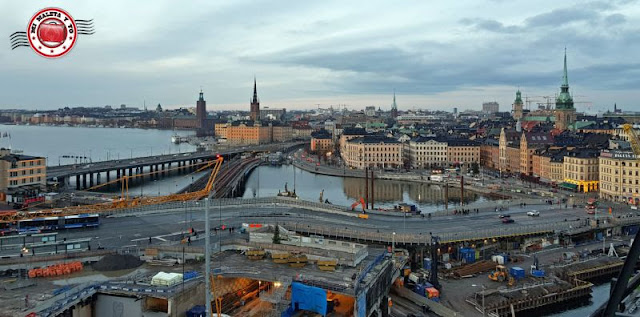 Vistas desde Katarinahissen, Estocolmo, Suecia