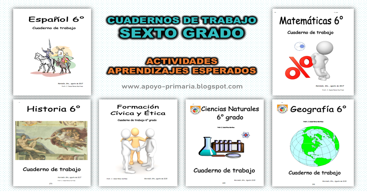 Materiales de apoyo para Sexto Grado