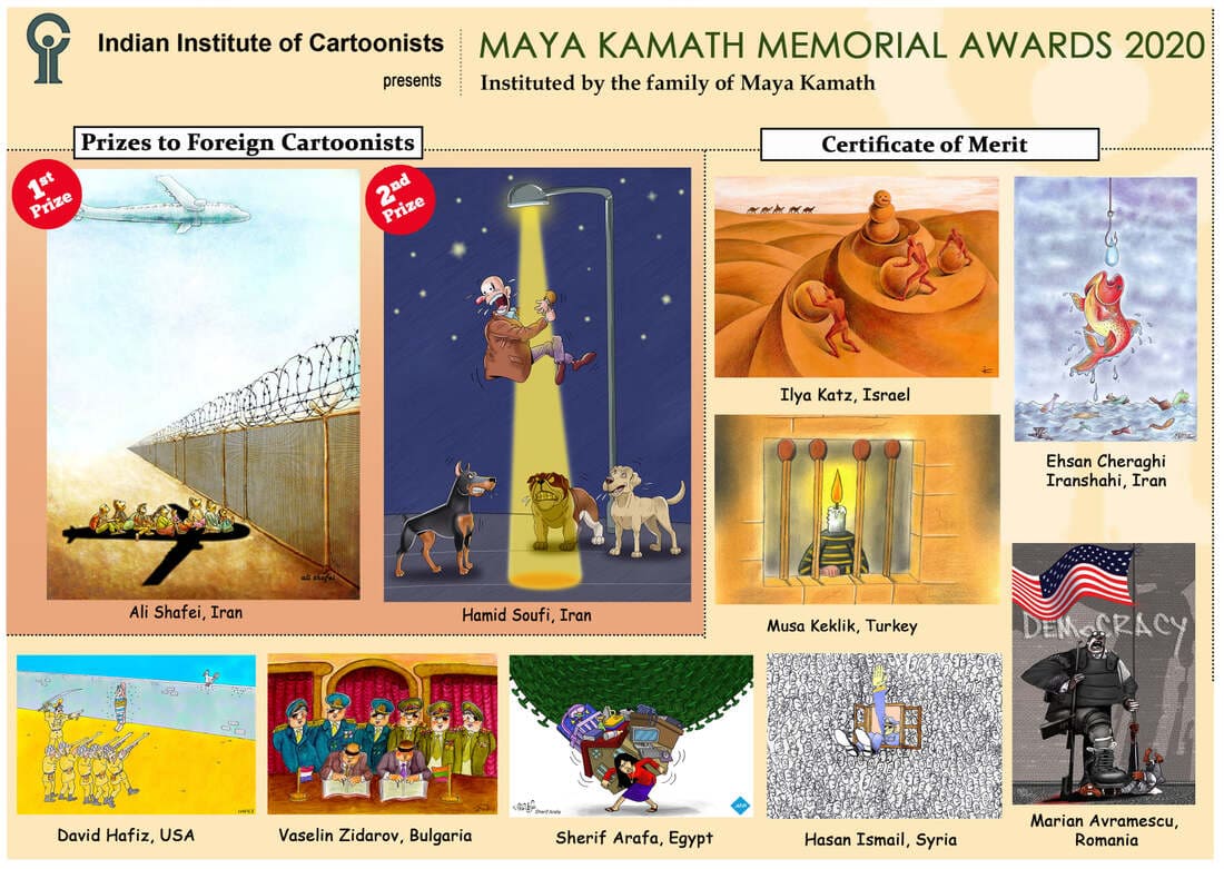 Egypt Cartoon .. Result of Maya Kamath Memorial awards Competition 2020