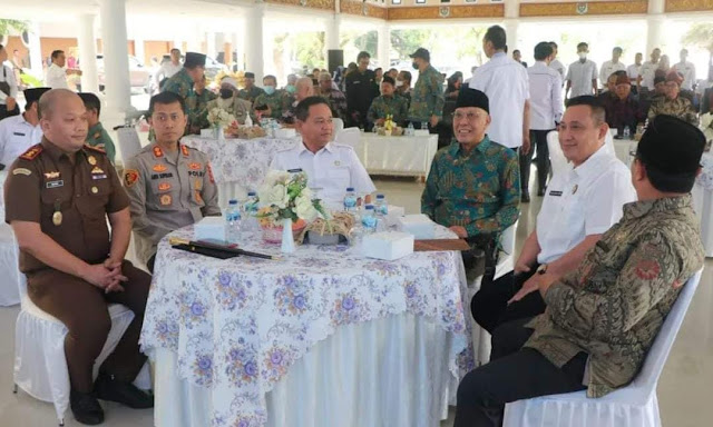  Pj Bupati Sambut Kunjungan Kerja FKUB Provinsi Sumatera Selatan