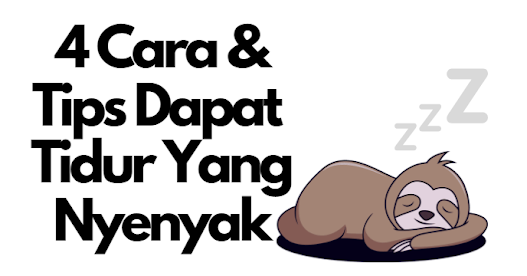 cara dapat tidur nyenyak