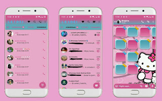 Hello Kitty 7 Theme For YOWhatsApp & Fouad WhatsApp By Leidiane