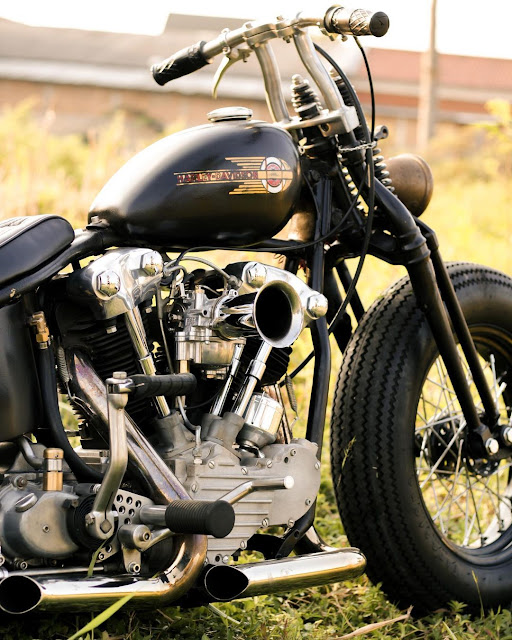 Harley Davidson Knucklehead By Mika Motorcycles