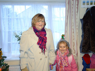 Top Ender and Granny going to School