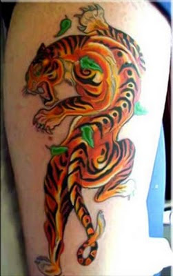 Tattoo Harimau  Tiger Tattoo Gambar Seni Tattoo