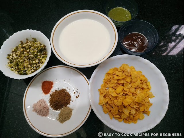 Ingredients-for-moong-sprouts-chaat