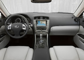 Interior shot of 2011 Lexus IS350