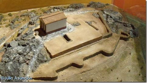 Maqueta del santuario ibrico de la Luz