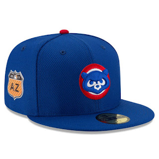 2017 chicago cubs spring training fitted hat, cubs spring training hats, cubs flat bill 2017 fitted hat, cubs spring training 59fifty hat