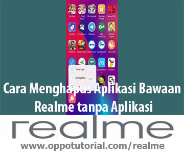 Cara Menghapus Aplikasi Bawaan Realme tanpa Aplikasi